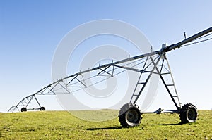 Resting irrigation pivot