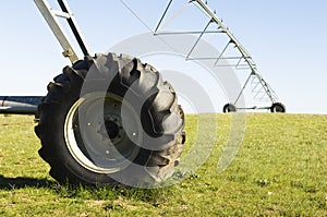 Resting irrigation pivot