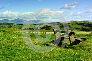 Resting point on Hoad Hill