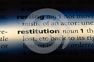 restitution
