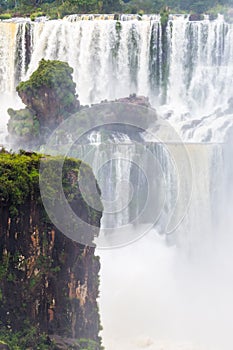 Restless water at Iguazu falls