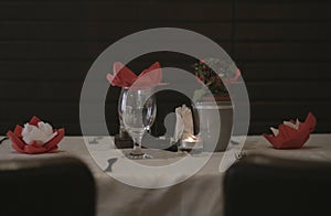 Restorant interior ready to open doors