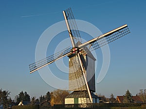 Restorated old windmill
