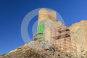 Restoration of the ancient fortress of Chirag Gala