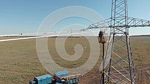 restoration of damage on high-voltage power lines