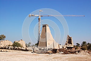 Restoration at Karnak photo