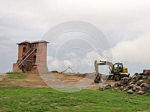 Restoration of the Novogrudok castle Mindaugas