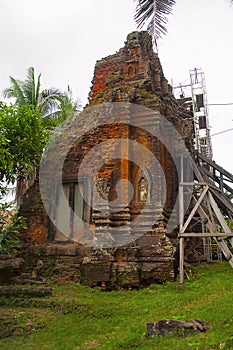 Restoration work of temple, Siem Reap