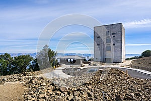 Restoration works of the area surrounding the Radar tower left standing on top of Mount Umunhum