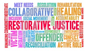 Restorative Justice Word Cloud photo