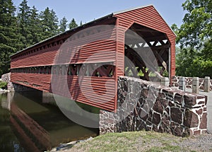Restored Civil War-Era Cover Bridge