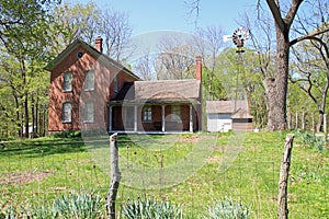 Restored farmhouse photo