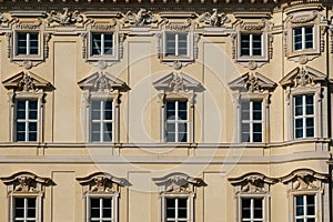 Restored historic building facade of the Berliner Stadtschloss