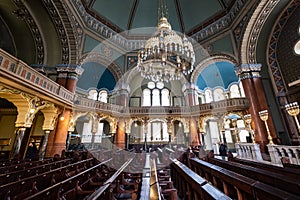 Interior of Sofia synagogue. Bulgaria.