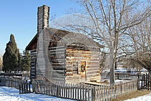 Restored log cabin