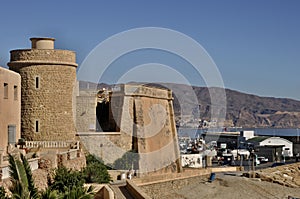 Historical castle in Roquetas del Mar photo
