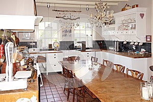 Restored old fashioned kitchen