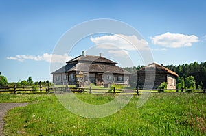 Restored old style russian farmhouse