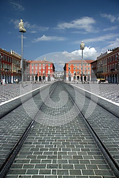 Restored Place Massena - Nice France