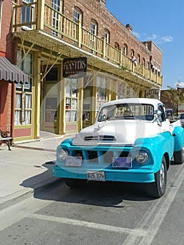 Restored Studebaker Truck in Main Street Hannibal Missouri USA