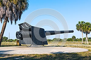 Restored weapon at Fort de Soto