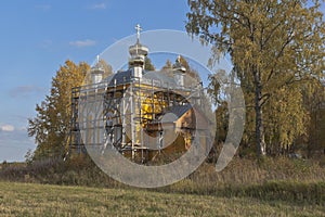 Restoring the Church of the Nativity of the Blessed Virgin Mary in the village of Zhavoronkovo, Verkhovazhsky District, Vologda