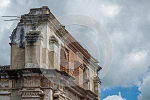 Restoring a ruin, La Antigua, Guatemala photo