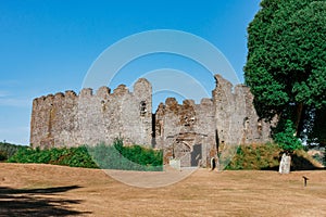 Restormel castle at Lostwithiel in Cornwall