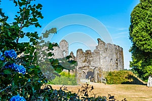 Restormel Castle near Lostwithiel in Cornwall, England