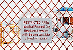 Restricted area