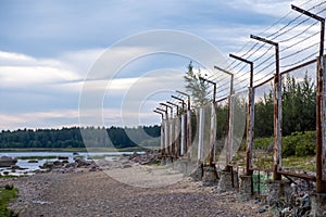 Restricted area exclusion zone landscape