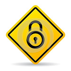 Restricted area vector sign