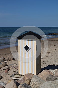 Restroom at the Rageleje beach