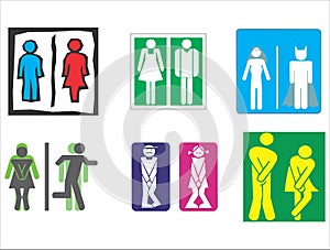 Restroom, Toilet, Wc symbol