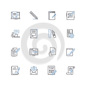 Restructuring line icons collection. Transformation, Reorganization, Redesign, Overhaul, Streamlining, Revamp