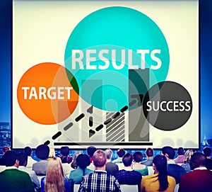 Results Target Success Planning Strategy Progress Concept