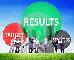 Results Target Success Planning Strategy Progress Concept