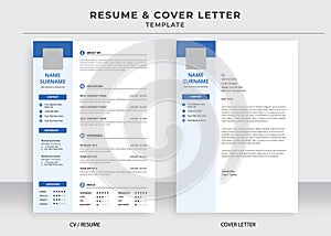 Resume and Cover Letter Template, Cv professional jobs resumes