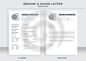 Resume and Cover Letter Template, Cv professional jobs resumes