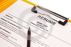 Resume in folder