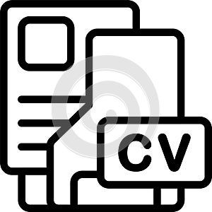 Resume Folder Vector Icon