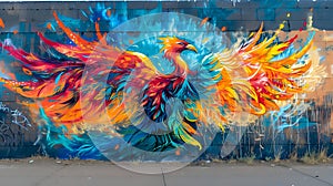 Resurgence: The Phoenix Mural./n