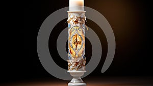 resurrection catholic easter candle