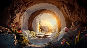 Resurrection Of Jesus Christ, Tomb Empty, Easter