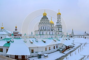 Resurrection new Jerusalem monastery on the river Istra in the Moscow region