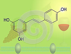 Resveratrol molecular structure