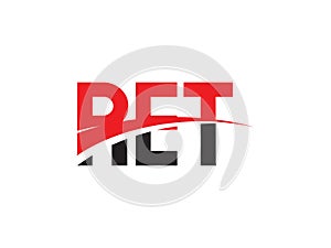 RET Letter Initial Logo Design Vector Illustration