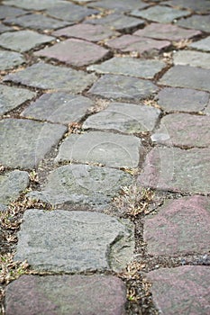 Retail of cobbles in the street