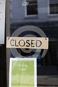 Retail establishment closed