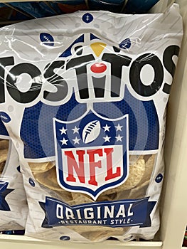 Retail grocery store Tostitos gameday edition